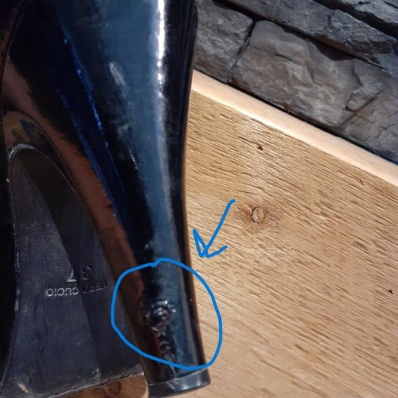 Modern Vintage patent soft leather booties boots zipper Sz 7 EU 37 - Picture 8 of 8